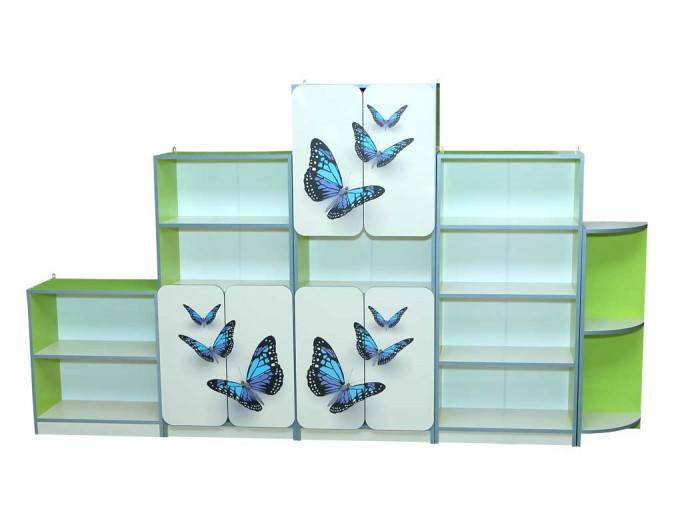 Детски етажерки с пеперуди АНШАР 4634 М